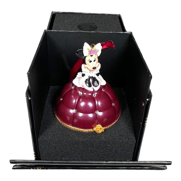 2022 Disney Parks Sketchbook Minnie Mouse Engagement Ring Holder Ornament - Picture 1 of 3